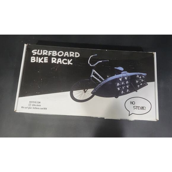 Ho Stevie! Surfboard Bike Rack – Fits Most Bikes, 8ft Max Board - Picture 1 of 9